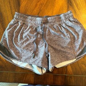 Gray Lululemon Athletic Shorts, Size 8, Great Condition, Built in Pocket.